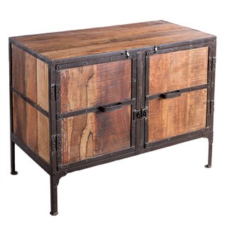 Sale Hyderabad Reclaimed Wood And Metal 2 Door Cabinet India