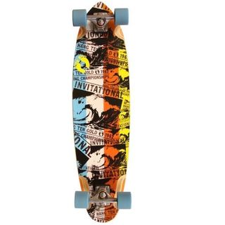 34.5-inch Hang Ten Camber Cruiser Skateboard-Image