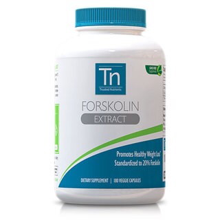 Trusted Nutrients Non-GMO 125mg Pure Forskolin Capsules (180 Count)-Image