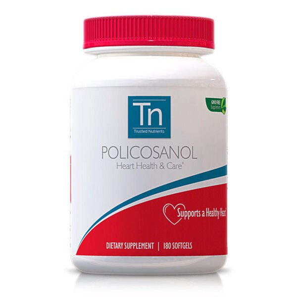 Trusted Nutrients GMO-free Policosanol 10 mg (100 Softgels)