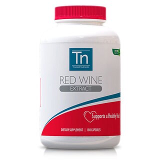 Trusted Nutrients GMO-free 200mg Red Wine Extract (180 Capsules)-Image