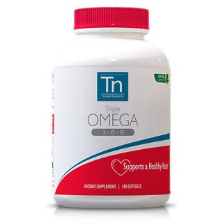 Trusted Nutrients GMO-free 3600mg Triple Omega 3-6-9 (180 Capsules)-Image