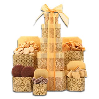 Alder Creek Golden Decadence Holiday Tower Five Boxes High