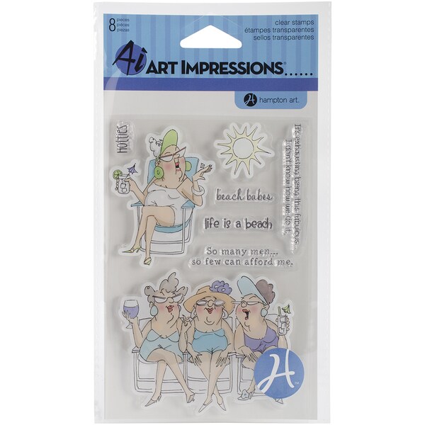 Art Impressions Clear Stamps 4"X8"More Candles 16732622 Overstock