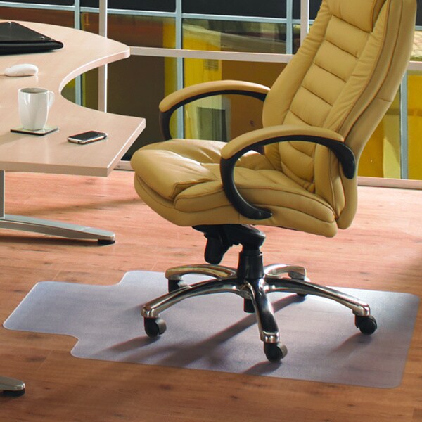 Ecotex 100-percent Post Consumer Recycled Lipped Shape 36 x 48-inch Chairmat for Hard Floors