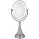 Zadro Next Generation LED Cordless Double Sided Oval Satin Nickel Vanity Mirror