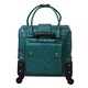 Hang Accessories Teal Vinyl Trolley Bag 