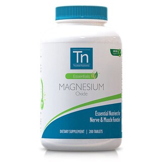 Trusted Nutrients 500 mg Magnesium GMO Free (200 Tablets)-Image