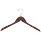Wooden Walnut Finish Clothes Hanger