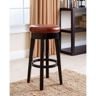 Abbyson Living Camila Red Bonded Leather Counter Stool