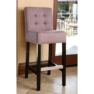 ABBYSON LIVING Masimo Rose Linen Bar Stool