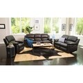 ABBYSON LIVING Westwood 3-piece Top Grain Leather Reclining Set