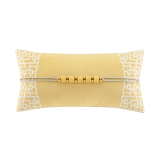 Natori Fretwork Oblong Throw Pillow