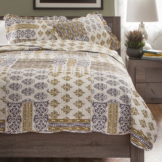 (_ _ ) Slumber Shop Whisper 3-piece Reversible Quilt Set