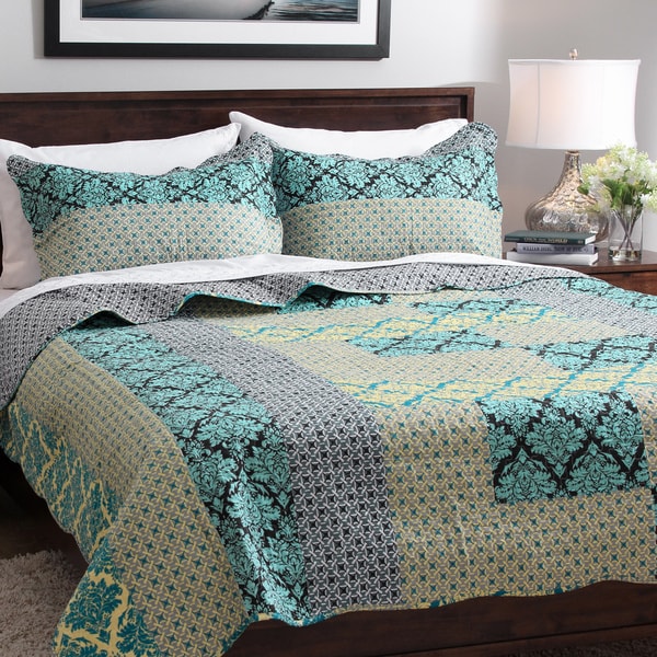 Slumber Shop Vanessa 3-piece Reversible Quilt Set