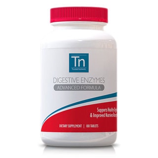 Trusted Nutrients GMO-free 405mg Digestive Enzymes (180 Capsules)-Image