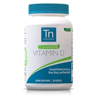 Trusted Nutrients GMO-free 1000 IU Vitamin D (200 Softgels)-Image