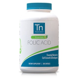 Trusted Nutrients 800mcg Folic Acid Cupsules 300 Count-Image