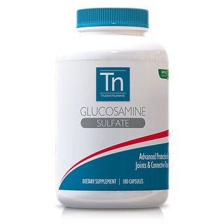 Trusted Nutrients GMO-free 1000mg Glucosamine Sulfate Capsules 180 Count-Image