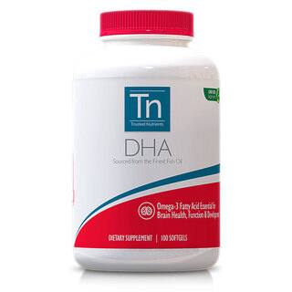 Trusted Nutrients GMO-free 100mg DHA Softgels 100 Count-Image