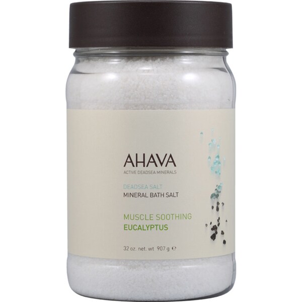Ahava Deadsea Salt Muscle Soothing Eucalyptus 32-ounce Mineral Bath Salts