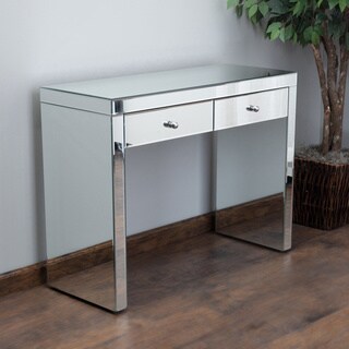 (^.^)/  Christopher Knight Home Roxie Mirrored Two-Drawer Console Table
