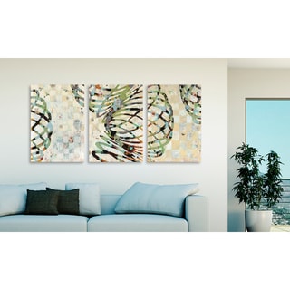 Great Prices Judy Paul's "Twist I", "II" and "III" Three Piece Canvas Set