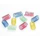 10-Piece Colorful Springs Cat Toys