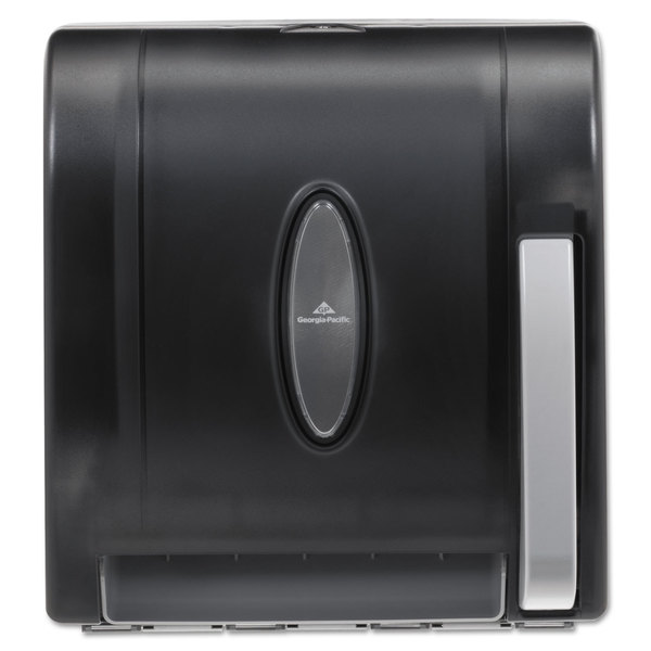Georgia Pacific Translucent Smoke Hygienic Push-paddle Towel Dispenser