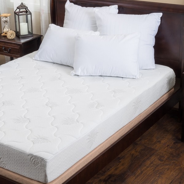Christopher Knight Home Aloe Gel Memory Foam 8-inch Twin Smooth Top Mattress