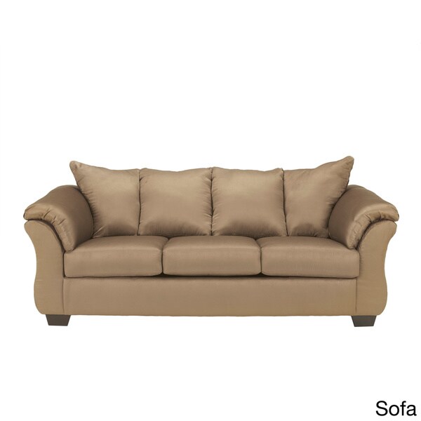 Signature designs by ashley 'darcy' mocha brown sofa 16758032 ...