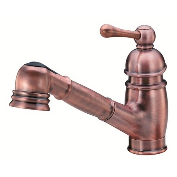 Danze Single-handle Kit Opulence Pull-out Lever Handle Antique Copper Faucet