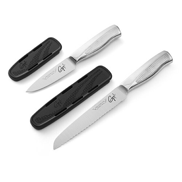 Guy Fieri Signature 2-Piece Stainless Steel Fruit and Vegetable Knife Set