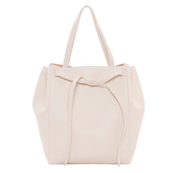 Celine Medium Cabas Phantom Cream Leather Tote - 16736310 ...