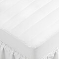 White 250 Thread Count Fitted Mattress Pad