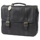 Claire Chase Porthole Leather Computer Briefcase