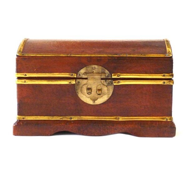 Handmade Wood/ Leather Jewelry Box 16765279 Shopping