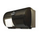 Compact Smoke Grey Coreless Double Roll Tissue Dispenser