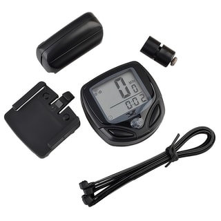 INSTEN Wireless LCD Digital Cycle Computer Bicycle Speedometer Odometer-Image