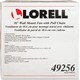 Lorell Wall Mount Fan Metal White