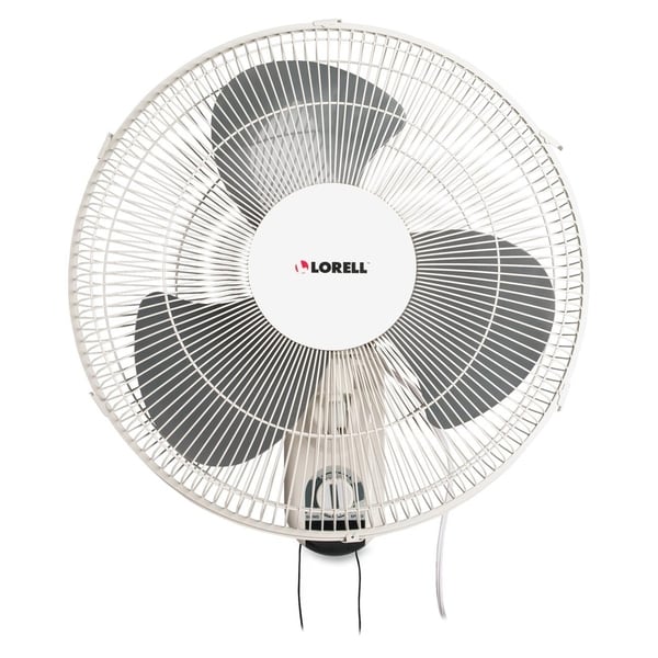 Lorell Wall Mount Fan Metal White