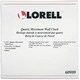 Lorell Wall Clock Black