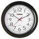 Lorell Wall Clock Black