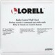 Lorell Black Radio Controlled Wall Clock