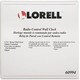 Lorell Radio Black Controlled Wall Clock