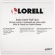 Lorell Radio Controlled Black Wall Clock