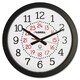 Lorell Radio Controlled Wall Clock Black