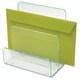 Lorell Acrylic Transp. Green Edge Mini File Sorter