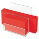 Lorell Acrylic Transp. Green Edge Mini File Sorter