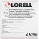 Lorell Analog Temperature/ Humidity Wall Clock
